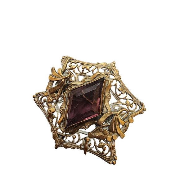 Antique Victorian Sash Brooch (A4927) - Picture 5 of 6